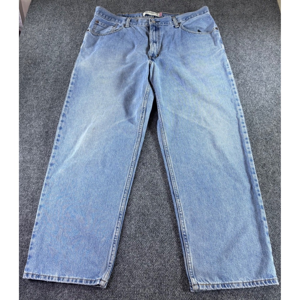 Levi's 550 Relaxed Fit Jeans Mens 40x30 Light Wash Denim Tapered Leg Classic